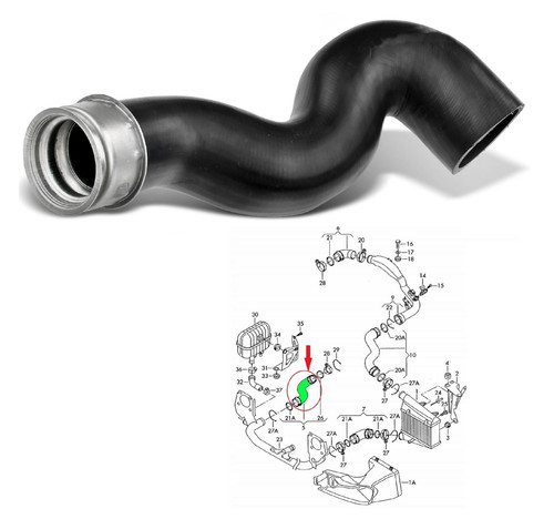 Tubo aria turbo per - tubo, audi