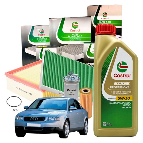 Kit tagliando castrol audi - kit, a4