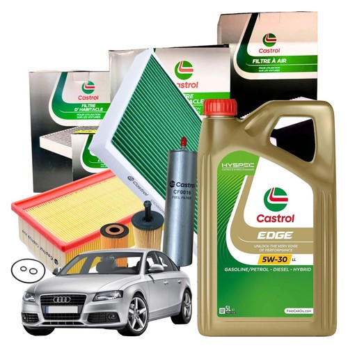 Kit tagliando castrol audi - kit, a4