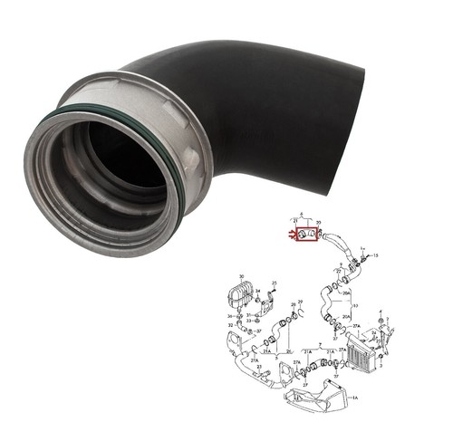 Tubo turbo manicotto - tubo,